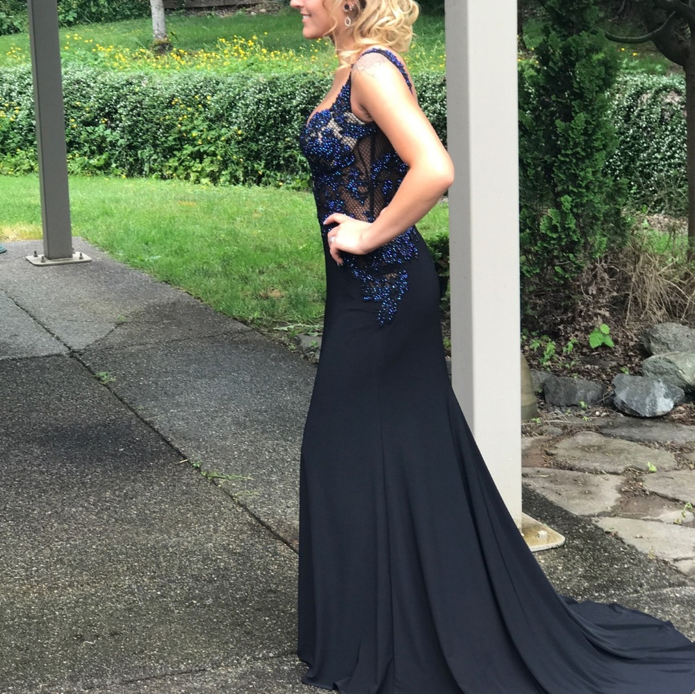 La Femme evening/ prom gown.